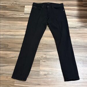 Polo Ralph Lauren Jeans Mens 32x32 Black Denim 5-Pocket Classic Straight Leg